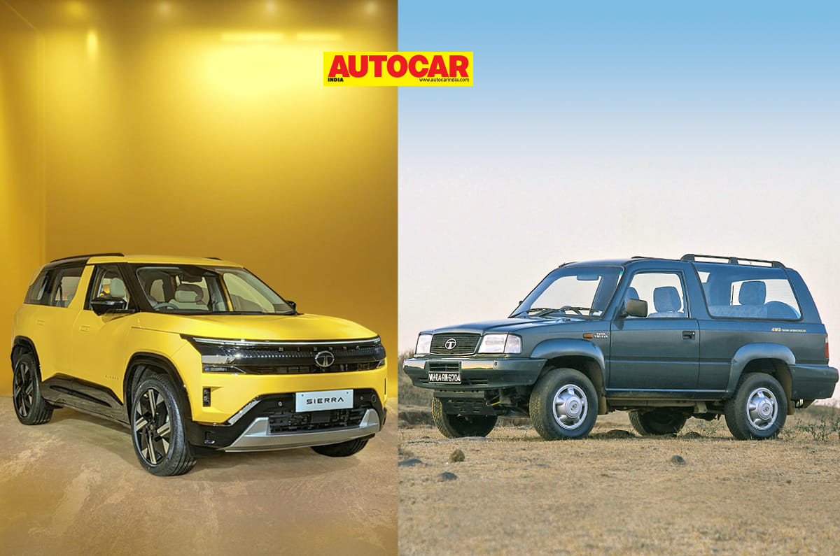 Tata Sierra new vs old